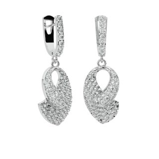 Dakin Round Diamond Earrings